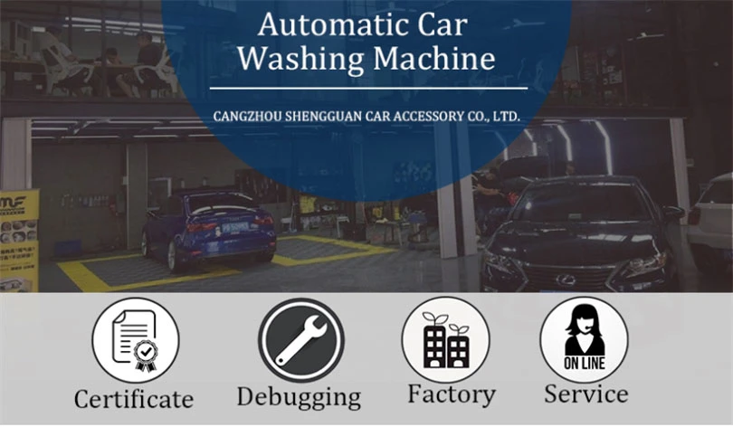 Sg02-a 360 Rotating Single Arm Automatic Touchless Car Wash Machine with Drying