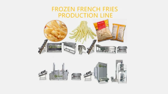 Máquina de papas fritas, papas fritas Línea de producción de papas fritas