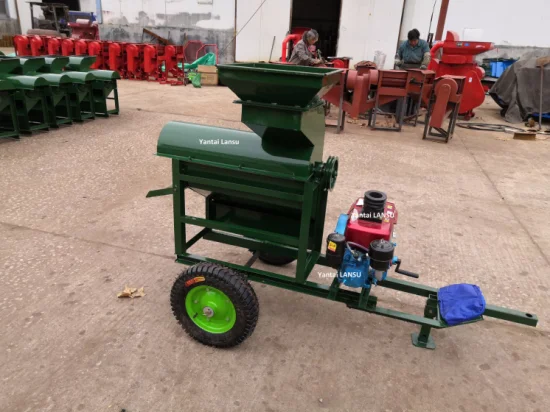 Maquinaria agrícola Maíz Frijoles Sheller máquina trilladora