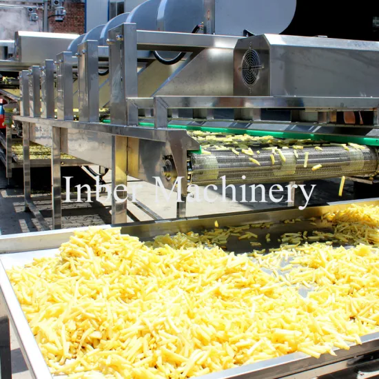 Máquina de nuevo diseño para hacer papas fritas Máquina para hacer papas fritas a pequeña escala Línea de producción de papas fritas