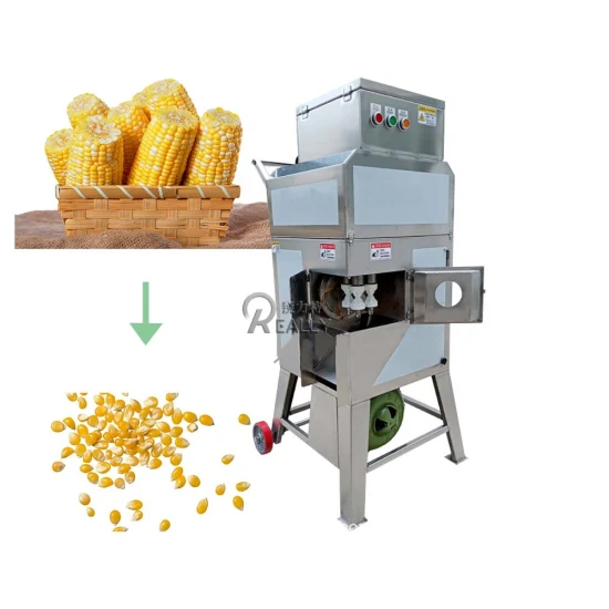 Máquina desgranadora de maíz Trilladora de maíz comercial Máquina descascaradora de maíz Eficiencia eléctrica alta