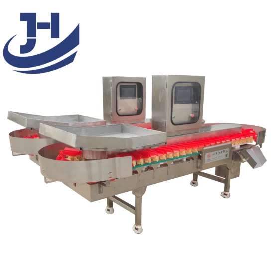 Junhua Machinery Máquina de pesaje automática de alta precisión completamente automática Máquina clasificadora Proceso de frutas
