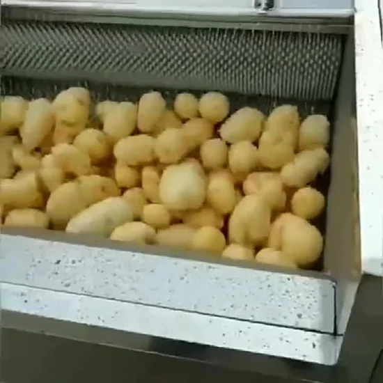 Lavadora y peladora de verduras de patata/jengibre